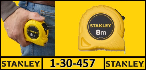 МЕРА STANLEY YELLOW 8M 1-30-457