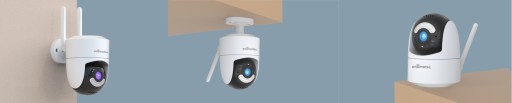 БЕСПРОВОДНАЯ НАРУЖНАЯ IP PTZ-КАМЕРА WIFI 4MPX ПРИЛОЖЕНИЕ TUYA ANOMATEC