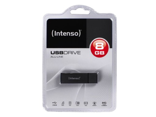 Intenso Alu Line USB 2.0 8 ГБ черный (3521461)