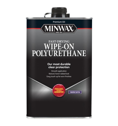 Minwax Wipe-On Poly Wood Protective Varnish, 946 мл атласный