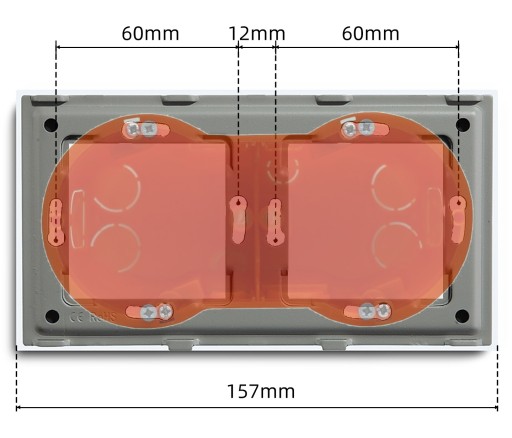 Вставка в розетку 230 В белая FastCharge USB AC RTX SH