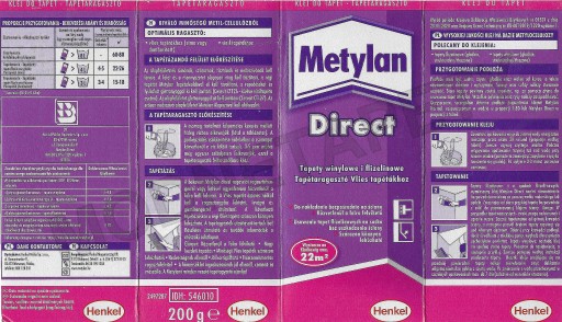 Клей для флизелиновых обоев Metylan Direct