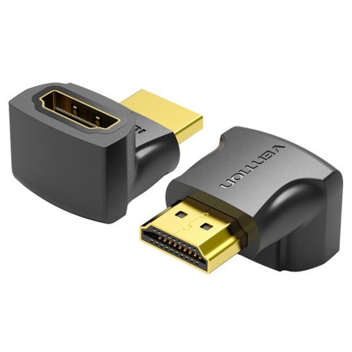 ВЕРХНИЙ АДАПТЕР VENTION ANGLE HDMI 2.0 UHD 4K 60 Гц 90 ГРАДУСОВ
