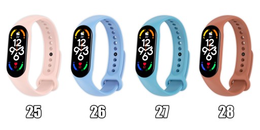 РЕМЕШОК ДЛЯ XIAOMI MI BAND 5/6/7 МНОГО ЦВЕТОВ