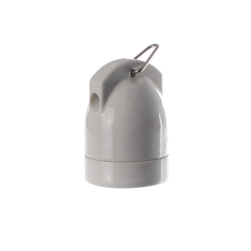 RETRO LOFT CERAMICZNY UCHWYT WISZĄCY ŻARÓWKI E27