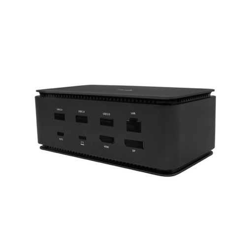 Док-станция USB4 Metal Dual 4K HDMI DP RJ-45 Thunderbolt 3 PD 80 Вт