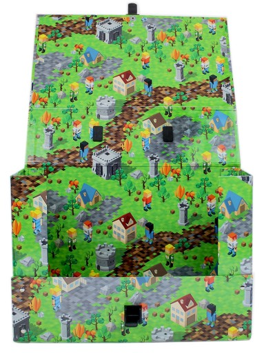 TECZKA Z RĄCZKĄ GRUBA A4 XL PIKSELE GAME BACKUP