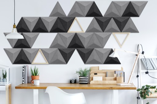 PANELE ŚCIENNE FILCOWE TRÓJKĄT 30X26 ECO SOFT