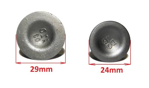 КОМПЛЕКТ ВПУСКНЫХ И ВЫПУСКНЫХ КЛАПАНОВ 110-125 CC LONCIN