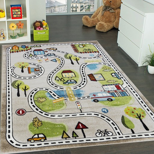 3D ковер Smart Kids 120x180 Streets City TOWN BERFIN STREETS BEIGE