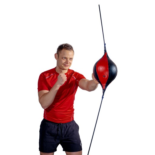 GRUSZKA BOKSERSKA ELASTYCZNA NA LINCE BOKS REFLEX BALL PIŁKA REFLEKSOWA