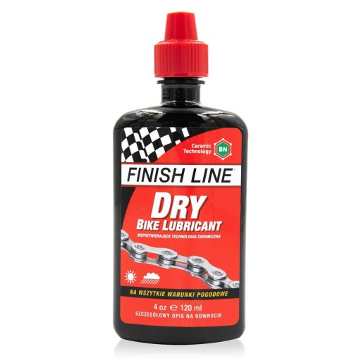 Olej do łańcucha Finish Line Dry Lube 120 ml Non-Stic Ceramic
