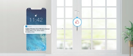 2 x Sonoff SNZB-04P Интеллектуальный датчик открытия окон и дверей Zigbee App.