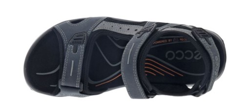 42 MĘSKIE BUTY SANDAŁY ECCO GRANATOWE SKÓRA 069564