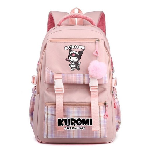 ШКОЛЬНЫЙ РЮКЗАК ШКОЛЬНЫЙ РЮКЗАК Kuromi USB ВЫКРОЙКИ А4 БОЛЬШОЙ