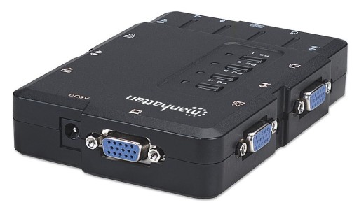 KVM-переключатель VGA/USB 4x1 С АУДИОКОМПАКТОМ