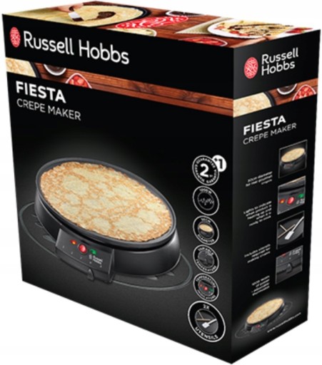 Naleśnikarka Russell Hobbs Fiesta 20920-56 1000W 30cm Regulowany termostat