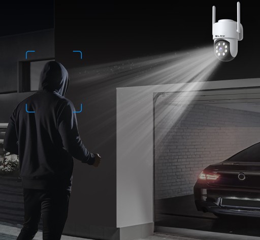 5-мегапиксельная IP-камера Wi-Fi TUYA с поворотным объективом для наружной установки Full HD зум функция обнаружения IP65 PTZ