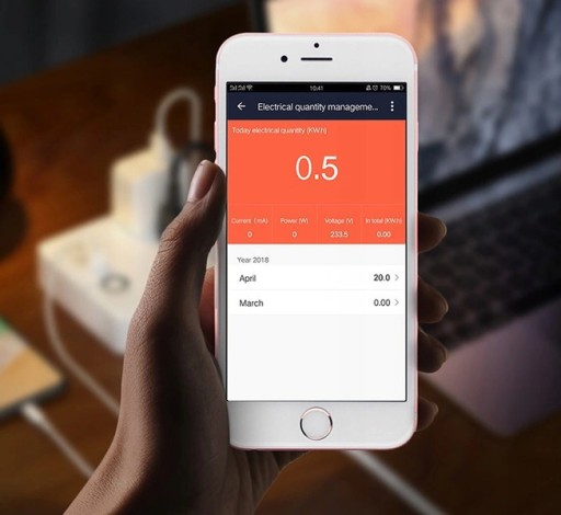 Розетка с WiFi-контролем Измерение TUYA SMART