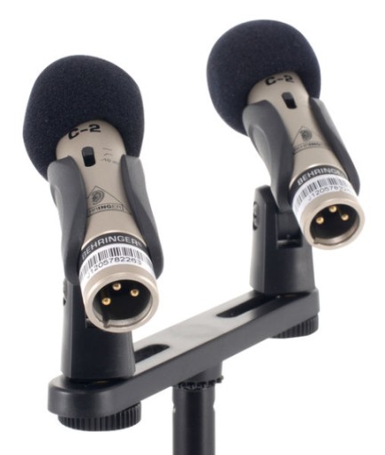 Mikrofon kondensatorowy pojemnościowy overhead Behringer C-2 Stereo 2 szt.