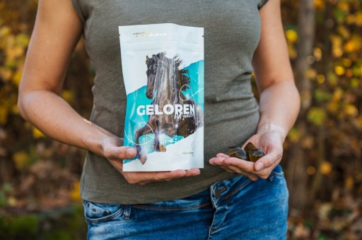 Geloren Horse Ha Contipro желе для суставов яблочное 450 г. 60 шт.