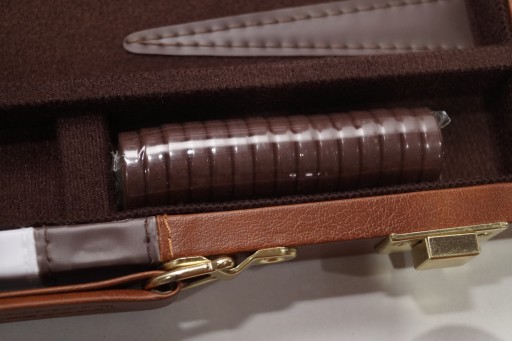 BACKGAMMON TRYKTRAK podróżn skóra syntetyczna gra planszowa dla dwoja