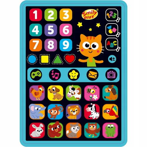 УМНЫЙ ИНТЕРАКТИВНЫЙ ПЛАНШЕТ SMILY PLAY ОБУЧАЮЩИЕ ПЕСНИ ГОВОРИТ НА ПОЛЬСКОМ ЯЗЫКЕ