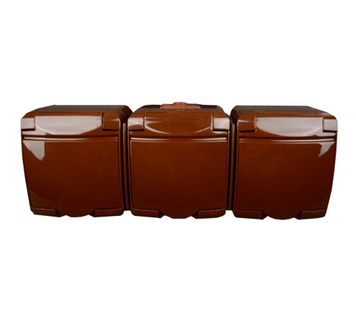 Карлик Юниор 3xgniądo N/T Herm IP54 Bronze 4GHE-3