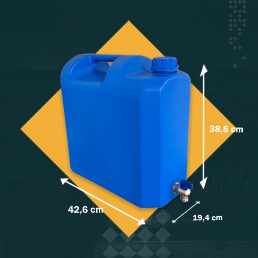 КОНТЕЙНЕР ДЛЯ ВОДЫ КАНИСТРА С КРАНОМ 20Л