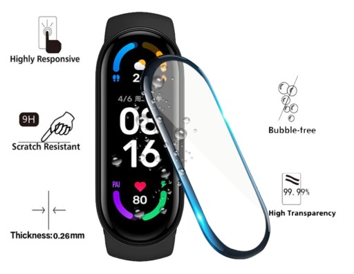 2 гибридных 3D-стекла / Xiaomi MiBand 7 Mi Band 7