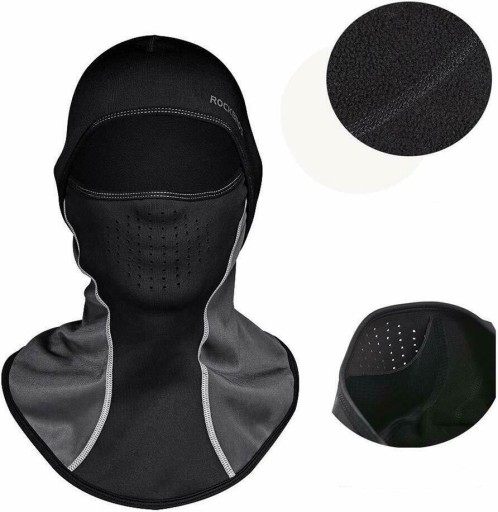 Теплая зимняя балаклава MASK дымоход LF7122-3BK