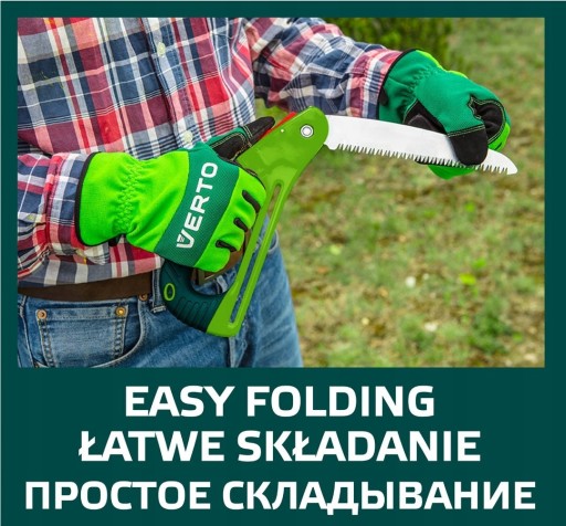 Садовая пила складывается для ветви Verto 15G100