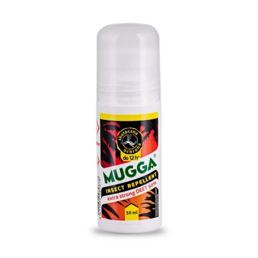 Сильный 50%-ный шариковый репеллент от насекомых Mugga.