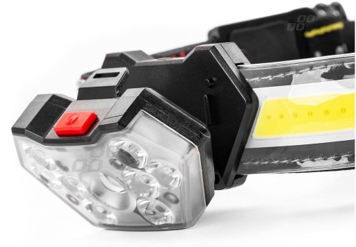 Latarka czołowa LED 6500K USB oświetlenie boczne