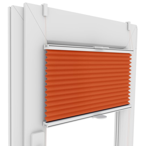 НЕИНВАЗИВНЫЕ РУЛЕТНЫЕ ШТОРЫ ПЛИССИРОВАННЫЕ ПЛАСТИНЫ 109x220
