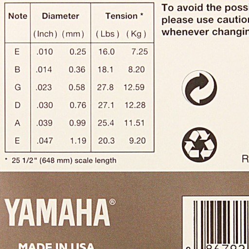 Yamaha FP10 Struns Acoustic Guitar 10-47