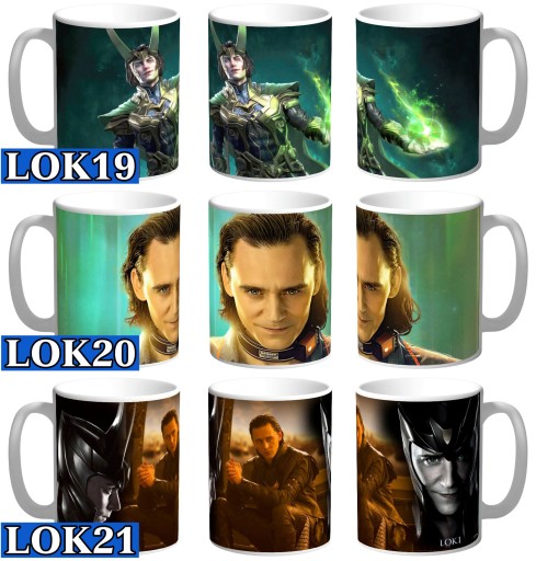 KUBEK DLA FANA LOKI NA PREZENT + IMIĘ MARVEL 330ML