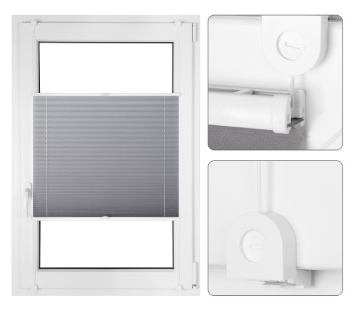 Складки по размеру Рулонные шторы-плиссе Pleat 71x150