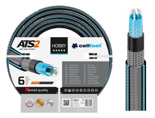 САДОВЫЙ ШЛАНГ CELLFAST HOBBY ATS2 1 дюйм, 50 м
