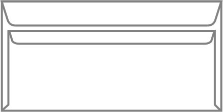 ДЛИННЫЕ ОФИСНЫЕ КОНВЕРТЫ DL SK БЕЛЫЕ 100 ШТ.
