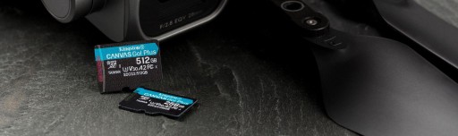 КАРТА ПАМЯТИ microSD Canvas Go Plus 64 ГБ 170/70 МБ/с A2 U3 V30 + АДАПТЕР SD