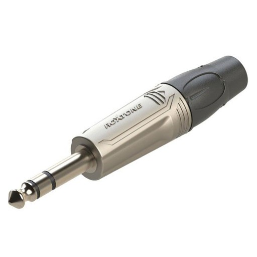 WTYK MĘSKI JACK 6,3mm PROSTY STEREO NA KABEL ROXTONE RJ3P-NN SOLIDNY