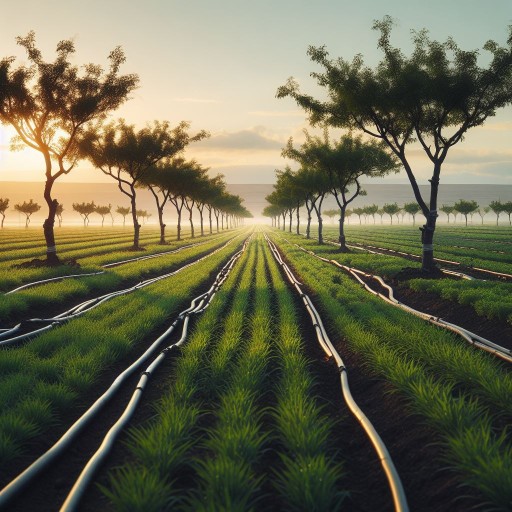 SET капельная линия с компенсационным садовым шлангом IRRIGATION 100M SET1 + 20