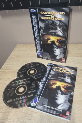 COMMAND & CONQUER — SEGA SATURN ПОЛНАЯ КОМПЛЕКТАЦИЯ