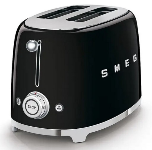 Тостер Smeg TSF01BLEU 2 ломтика Черный 950 Вт РЕТРО