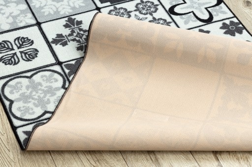 РЕЗИНОВАЯ ПОЛОЖКА 57 см LISBON TILES серая ^*Q3276
