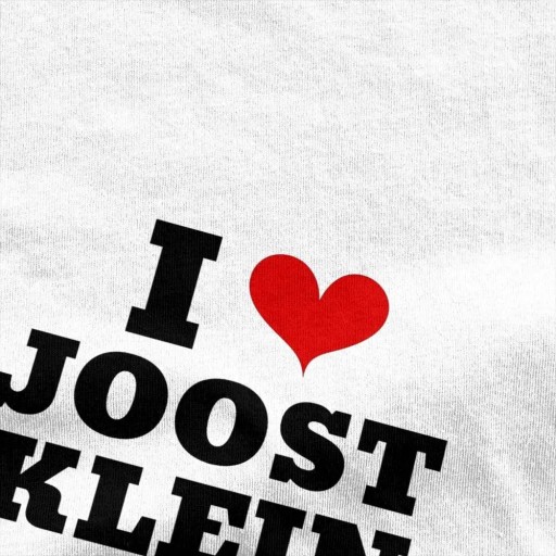 Винтажная футболка I Love Joost Klein Хлопковые футболки