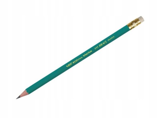 КАРАНДАШ BIC EVOLUTION HB С ЛАСТИКОМ, коробка 12 шт.