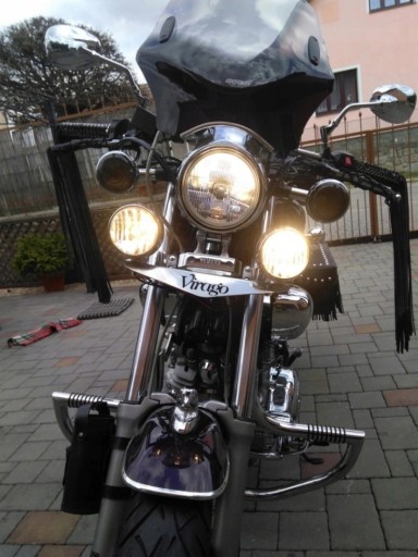 КАРКАС ЛАМПЫ YAMAHA VIRAGO 750 1100 + ЛАМПЫ