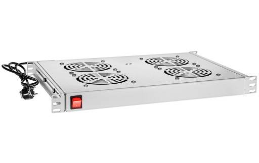 Panel z czterema wentylatorami do szaf Rack 1